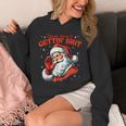 Retro You Ain't Getting Shit Santa Christmas Clothing Hoodie