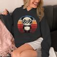 Retro Panda In Sunglasses BBQ Pool Party Panda Unisex Hoodie