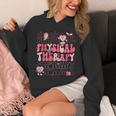 Retro Physical Therapy Pt Therapist Valentine's Day Hoodie