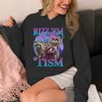 Retro Raccoon Meme Unisex Hoodie – Relatable Humor Vibe
