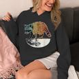 Retro Raccoon Unisex Hoodie - Vintage Moonlight Design