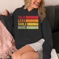 Retro Talk Less Smile More Historic Hamilton Quote Unisex Hoodie