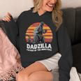 Retro Vintage Dadzilla Father Of The Monsters Fathers Day Hoodie