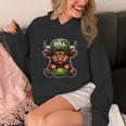 Scottish Cute Highland Cow Pickle Hat Just Dill With It Hoodie