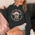 Skeleton Skull Santa Pirate Candy Cane Christmas Jolly Roger Unisex Hoodie