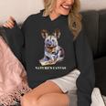 SM's Wild For Africa Apparel Painted Dog Arty African Wild Dog Painting Unisex Hoodie