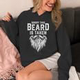Sorry This Beard Is Taken Retro Valentines Day Dad Hoodie
