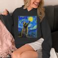 Starry Raccoon Night Hoodie | Van Gogh Inspired | Art Lovers' Unisex