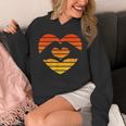 Sunset Sunrise Love Heart Hands Over Sun Unisex Hoodie