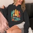 Surfboarder Hawaii Wave Surfing Beach Surfer Hoodie