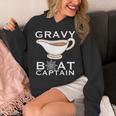 Thanksgiving Gravy Boat Captain I Love Gravy Premium Unisex Hoodie