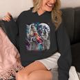 Three Raccoon Moon Unisex Hoodie - Humorous Meme Design