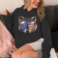 USA Patriotic Raccoon Unisex Hoodie | July 4th Trash Panda Design
