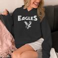 Vintage Eagles Inspirational Flying Eagles Graphic Hoodie