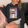 Vintage Taylor First Name Personalized Cat Birthday Party Hoodie