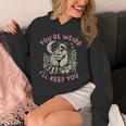You're Weird I'll Keep You Raccoon Possum Valentine Days Hoodie