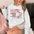 American Flag Dirt Bike Apparel Dirt Bike Motocross Unisex Hoodie