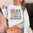 Cute 100Th Day Of School Coquette Bow 100 Days Of Pre-K Hoodie