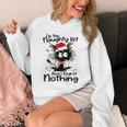 On The Naughty List I Regret Nothing Cat Christmas Lights Unisex Hoodie
