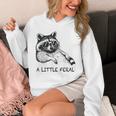 Raccoon Hoodie - Moonlit Trash Panda Design for Animal Lovers