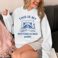 Raccoon Meme Hoodie - Sarcastic Bed Shirt for Unisex