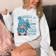 Snuggle Up Gnomies It's Cold Outside Cute Winter Gnome Hoodie