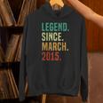 10 Years Old Legend Since March 2015 10Th Birthday Hoodie