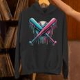 Baseball Drip For Boys Ice Cream Drip Youth Boys Baseball Hoodie