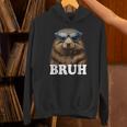 Bruh The Groundhog Woodchuck Photo Ground-Hog Day Bruh Hoodie Bruh The Groundhog Woodchuck Photo Ground-Hog Day Bruh Hoodie