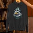 Cool Eagles Vintage Eagles Flying Bird Inspirational Hoodie
