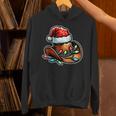 Cowboy Santa Hat Xmas Reindeer Rodeo Christmas In Texas Unisex Hoodie
