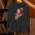 Cowboy Santa Xmas Reindeer Rodeo Christmas In Texas Unisex Hoodie