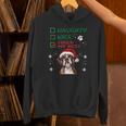 Cute Boxer Dog Dog Christmas Naughty Nice Tried My Best Hoodie