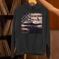 F22 Raptor Jet Fighter Vintage Color Distressed Us Flag Hoodie
