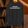 Fight Oligarchy Stand Against Corporate Greed Activist Hoodie