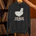 Fluffy Feathers Backyard Chicken Whisperer Silkie Chicken Lover Silky Chicken Small -Adult Short Sleeve Classic Fit Modern Classic Travel Poultry Enthusiasts Unisex Hoodie