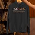 Freadom Definition Freadom Reading I Read Banned Books Tee Unisex Hoodie