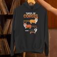 Corgi Types Untoasted Toasted Burnt Cute Puppy Corgis Hoodie