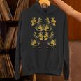 Ginkgo Leaves Opulent Foliage Abstract Mirror Image Unisex Hoodie