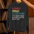 Grampie Know Everything Father's Day For Grandpa Hoodie