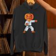 Halloween Karate Fighter Pumpkin Head Scary T-Shirt Unisex Hoodie