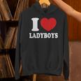 I Heart Love Ladyboys Asia Lover Thailand Ladyboy Unisex Hoodie