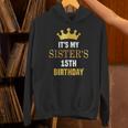 Its My Sister's 15Th Birthday 15 Years Old Golden Bday Hoodie