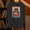 Kawaii Cat Anime Cat Ramen Graphic Japanese Hoodie