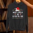 Most Likely To Sleigh All Day Christmas Family Matching Hoodie
