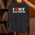 I Love My Gay Dogs Pet Queer Animal Parent Dad Mom Fan Unisex Hoodie