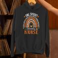 One Spooky Endocrinology Nurse Rainbow Halloween Nurse Unisex Hoodie