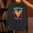 Pizza Is My Valentine Valentines Day Heart Pepperoni Lover Hoodie