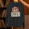 Punxsy Phil's Cute Groundhog Day February 2Nd Birthday- Hoodie