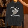 Raccoon Trash Panda Gym Hoodie - Fun Unisex Workout Wear